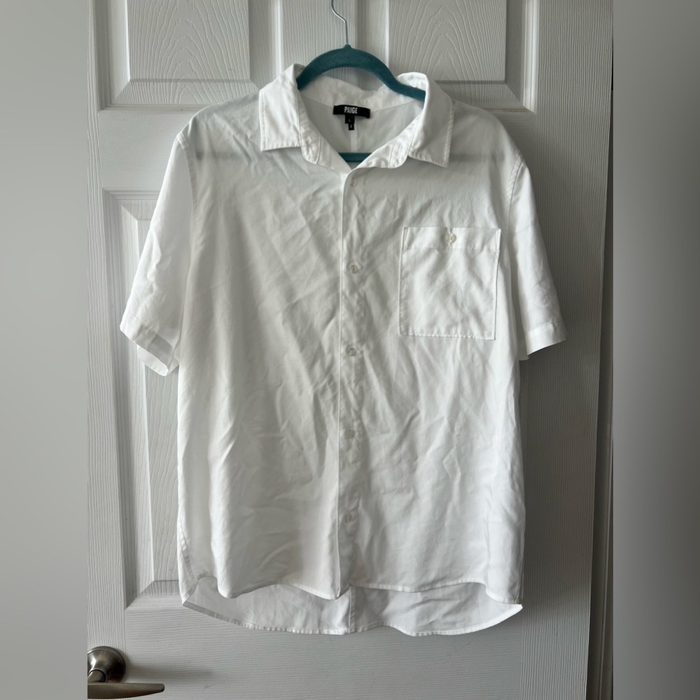 Paige Classic White Men's Shirt